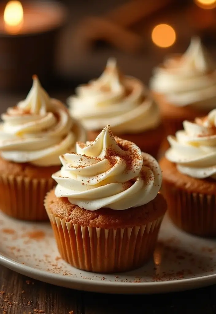 27 Anniversary Cupcake Ideas That Celebrate Sweetly - 18. Chai-Spiced Cupcakes