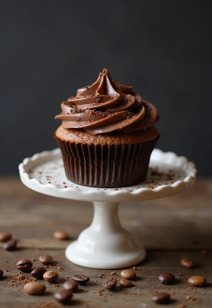 27 Anniversary Cupcake Ideas That Celebrate Sweetly - 7. Mocha Dream Celebration