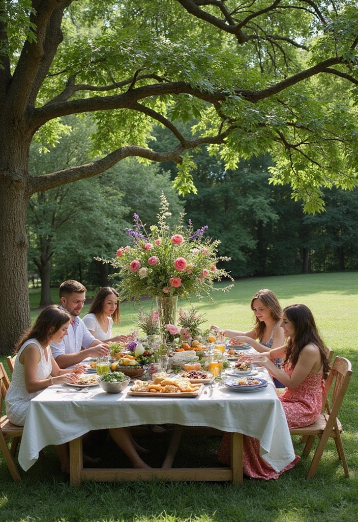 27 Date Night Bridal Shower Ideas That Are Unique - 5. Garden Party Brunch