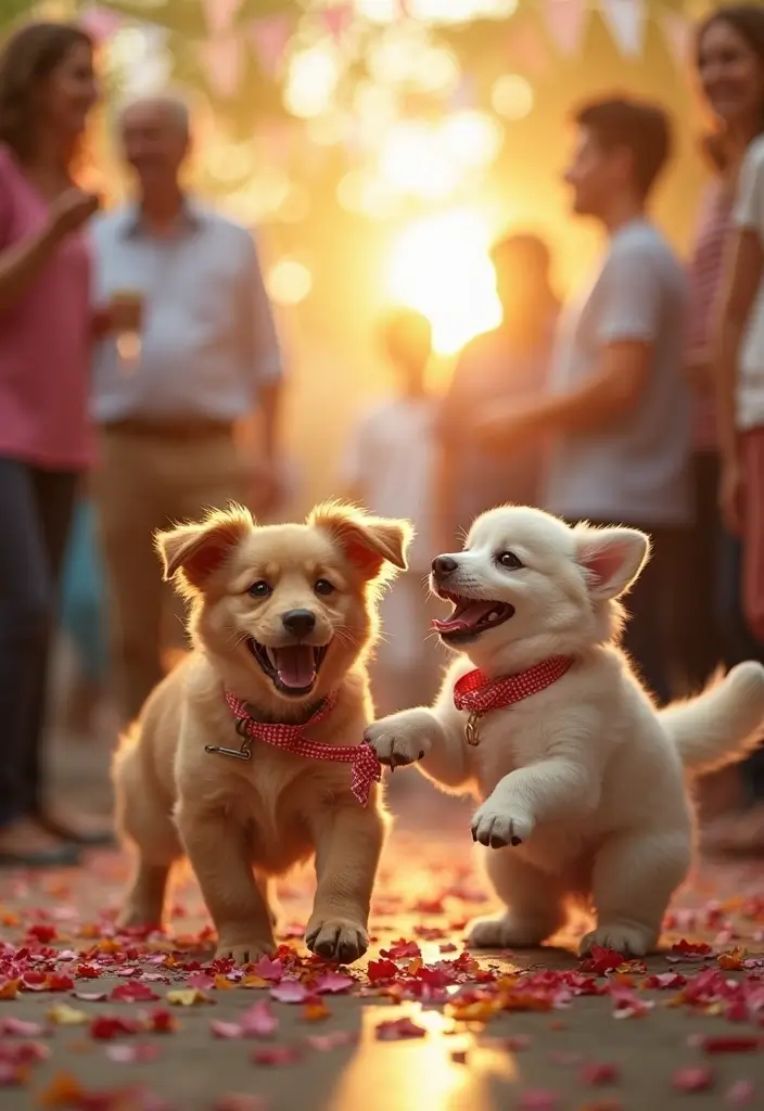 27 Eco-Friendly 35th Wedding Anniversary Party Ideas To Celebrate Love - 26. Pet-Friendly Options