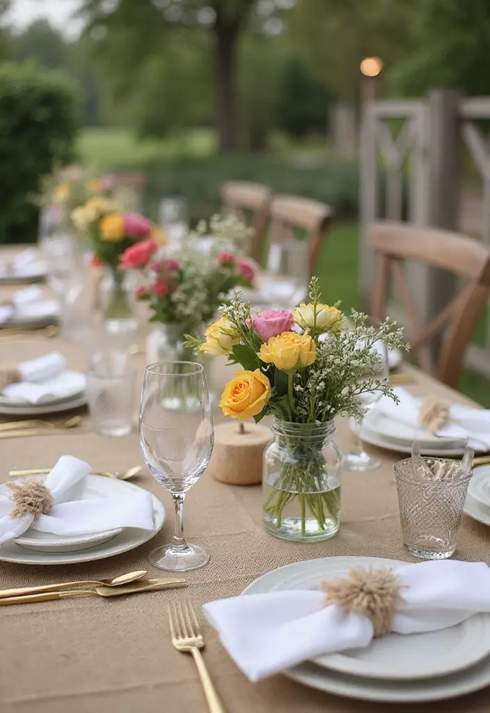 27 Eco-Friendly 35th Wedding Anniversary Party Ideas To Celebrate Love - 3. Eco-Chic Decorations