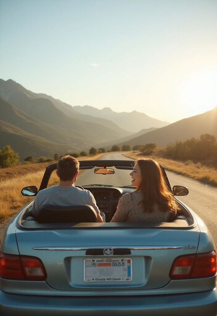 27 Engagement Photos Ideas That Tell Your Love Story - 10. Road Trip Adventures
