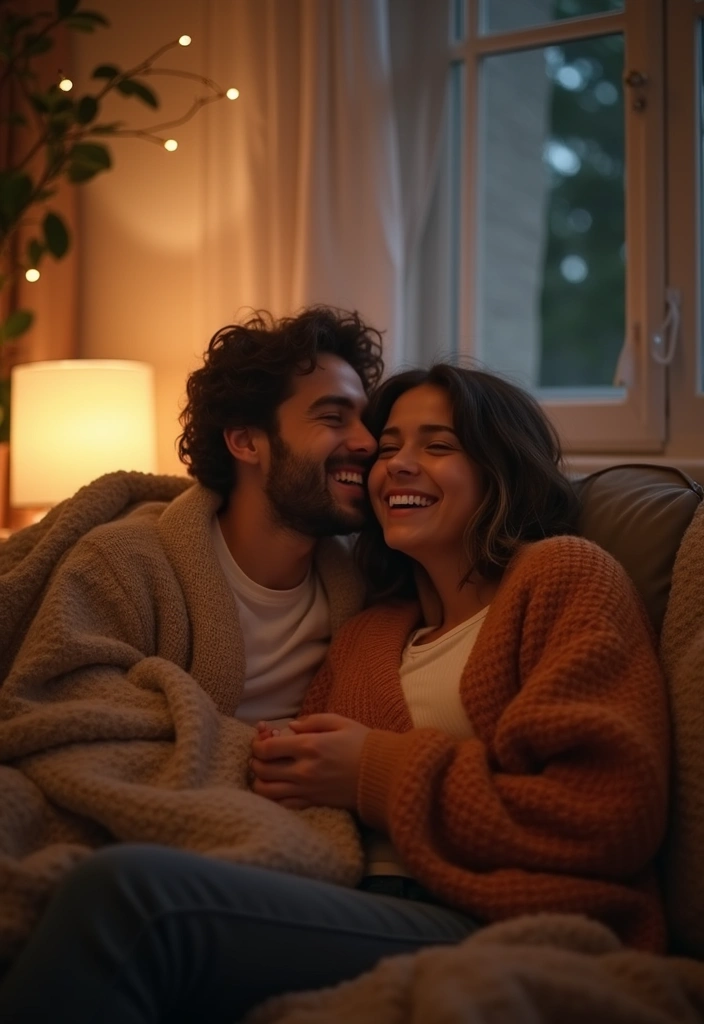27 Engagement Photos Ideas That Tell Your Love Story - 11. Classic Romance at Home