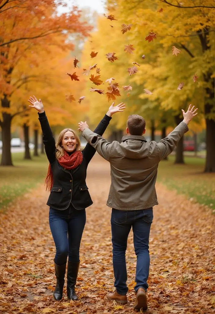 27 Engagement Photos Ideas That Tell Your Love Story - 13. Seasonal Celebrations