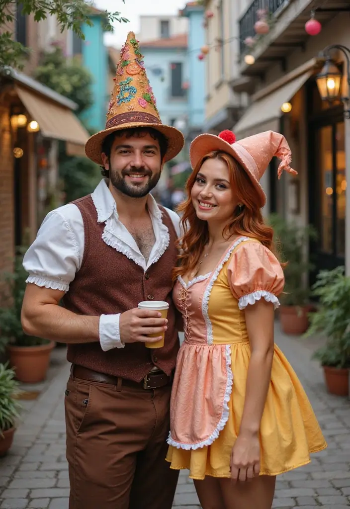 27 Engagement Photos Ideas That Tell Your Love Story - 15. Creative Costume Play