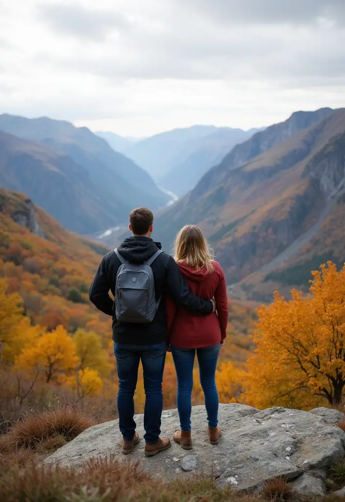 27 Engagement Photos Ideas That Tell Your Love Story - 3. Mountain Adventure