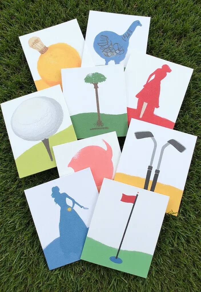 27 Golf Themed Bridal Shower Ideas That Are Unique And Fun - 2. Golf-Themed Invitations