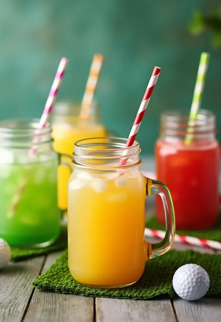 27 Golf Themed Bridal Shower Ideas That Are Unique And Fun - 8. Golf Inspired Drinks