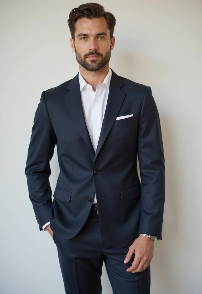 27 Groom Suit Ideas That Fit Every Style - 10. Minimalist Chic Suit