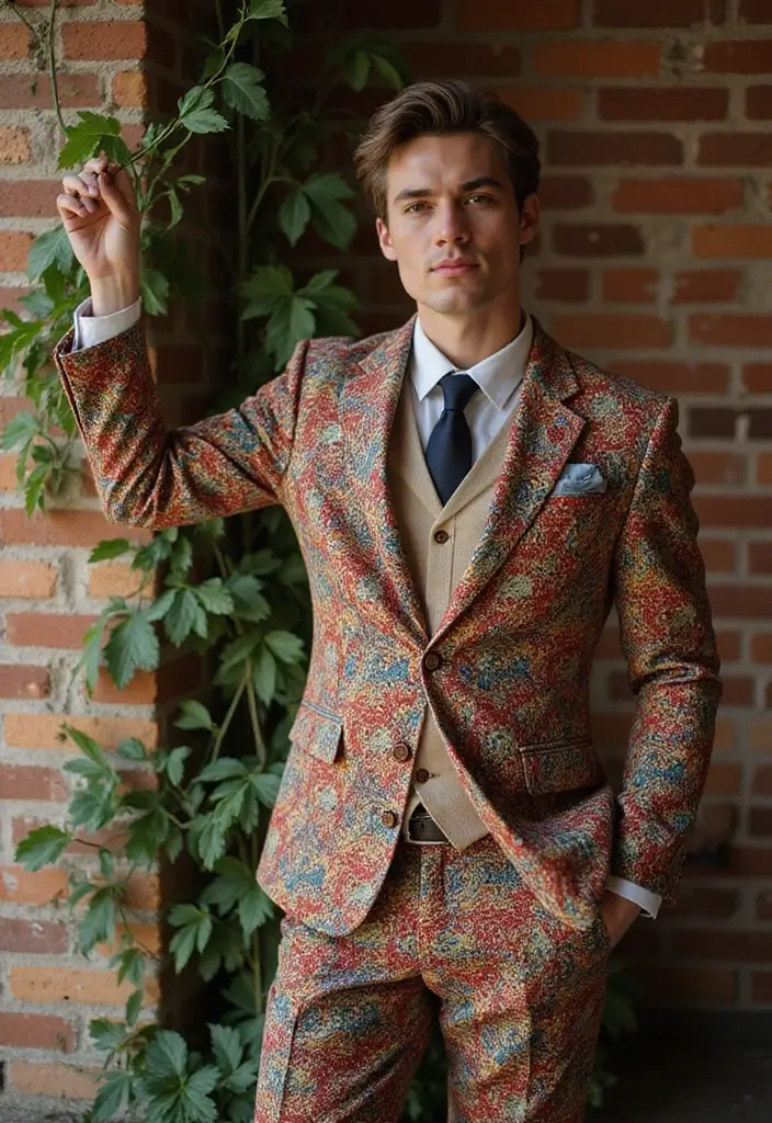 27 Groom Suit Ideas That Fit Every Style - 2. Upcycled Vintage Suit