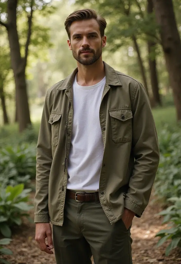 27 Groom Suit Ideas That Fit Every Style - 20. Sustainable Safari Jacket