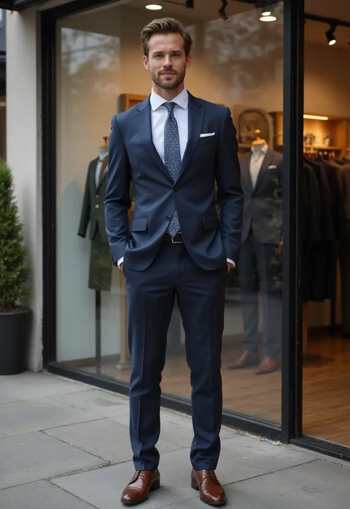 27 Groom Suit Ideas That Fit Every Style - 8. Eco-Friendly Suit Rental