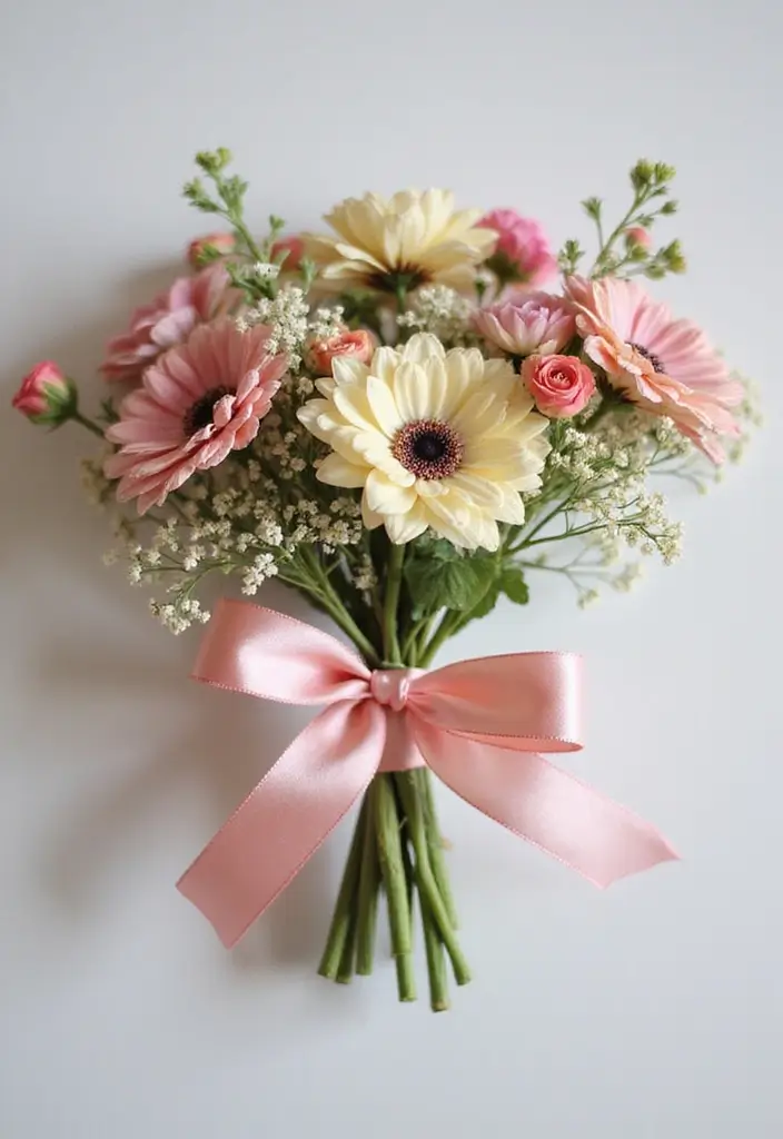 27 Ideas De Ramos De Flores Hermosas Y Originales - 24. Ramos de Flores para Niñas de Honor