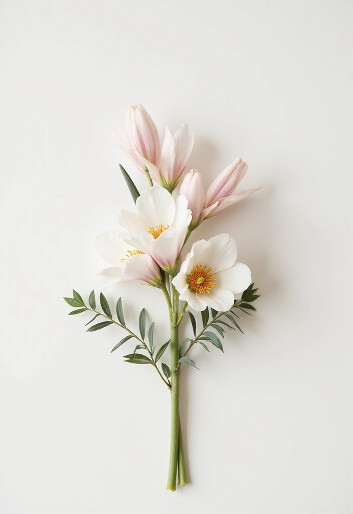 27 Ideas De Ramos De Flores Hermosas Y Originales - 8. Ramos Minimalistas