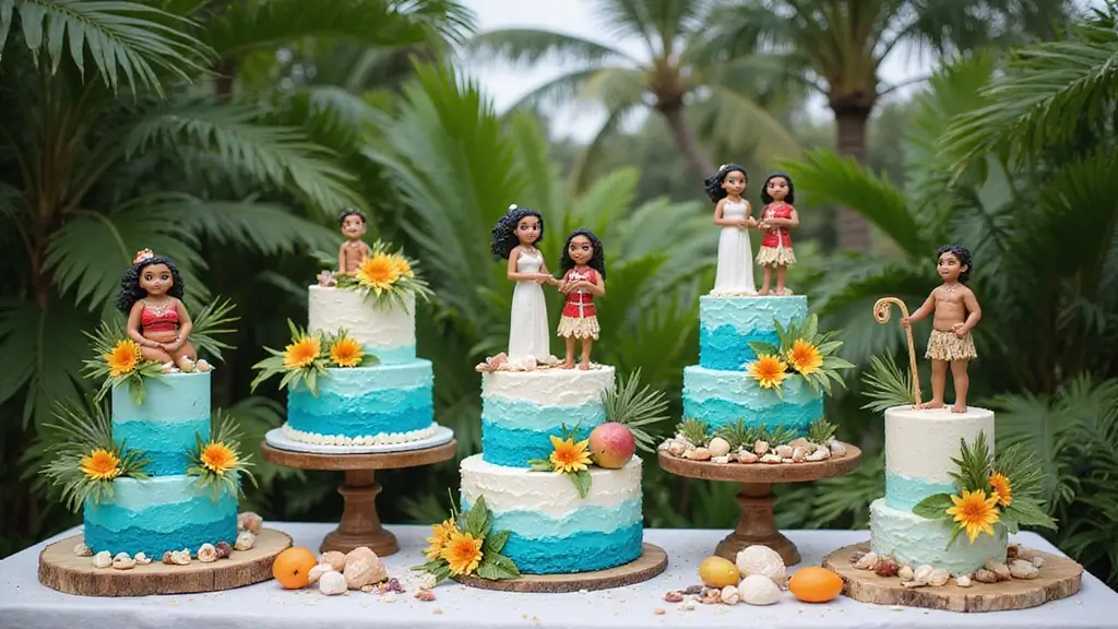 27 Moana Cake Ideas With Tropical Charm