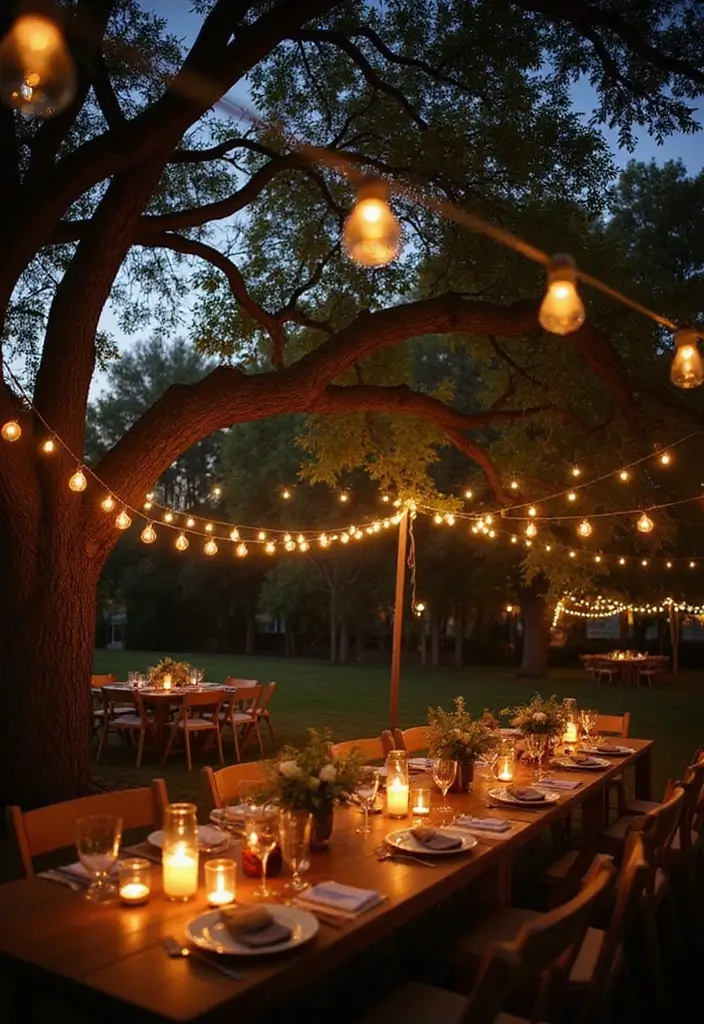 27 Picnic Wedding Ideas For Romantic Outdoor Ceremonies - 12. Lantern Lighting