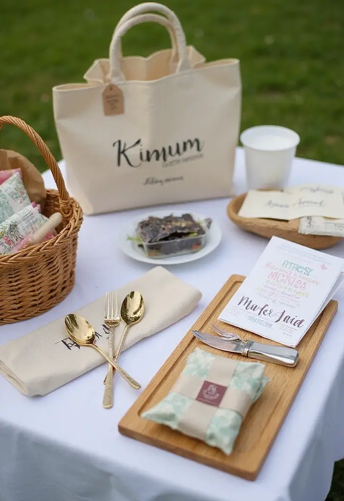 27 Picnic Wedding Ideas For Romantic Outdoor Ceremonies - 13. Customized Favors