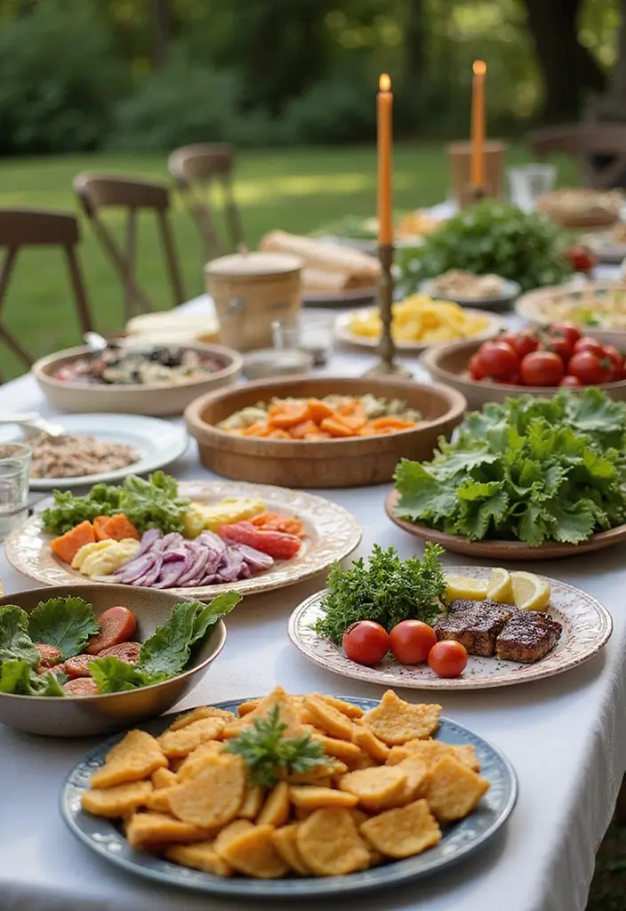27 Picnic Wedding Ideas For Romantic Outdoor Ceremonies - 22. Sustainable Catering Options