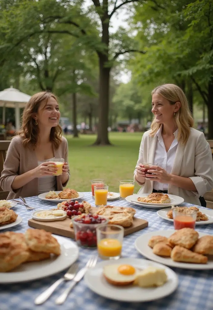 27 Picnic Wedding Ideas For Romantic Outdoor Ceremonies - 27. Farewell Picnic Brunch