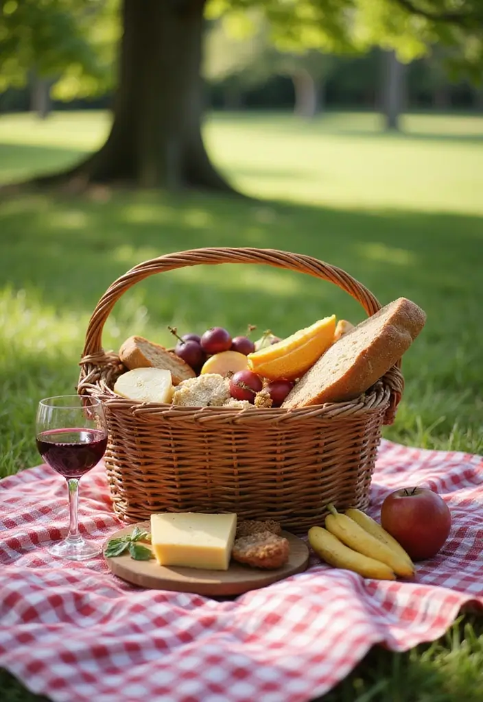 27 Picnic Wedding Ideas For Romantic Outdoor Ceremonies - 3. Gourmet Picnic Baskets