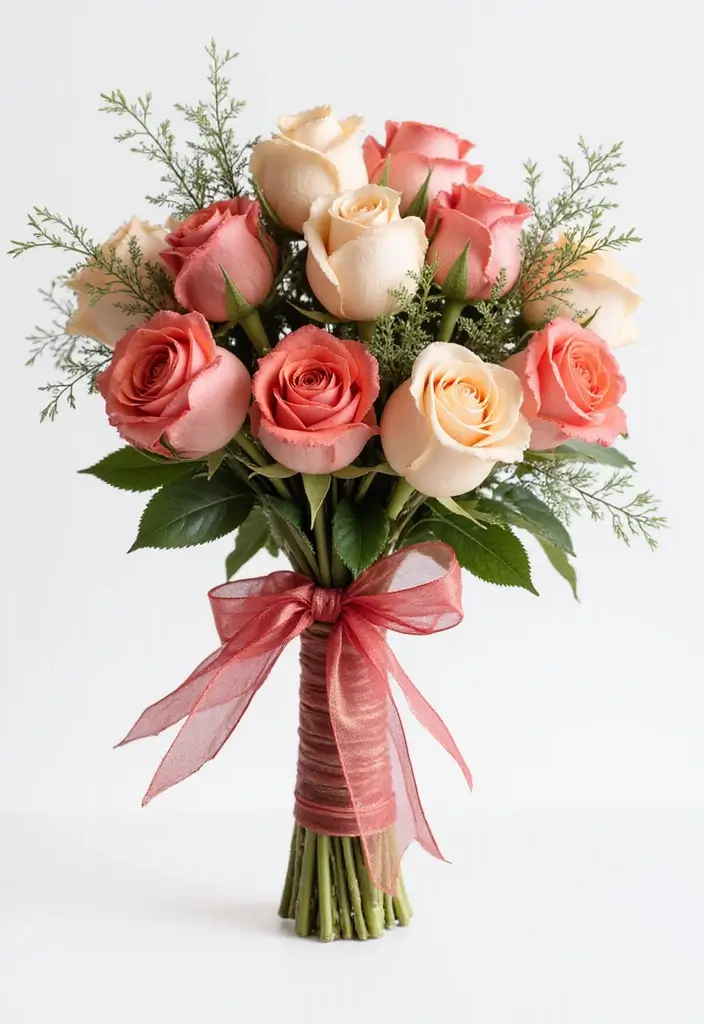 27 Ribbon Bouquet Ideas That Look Beautiful - 18. Creative Handles