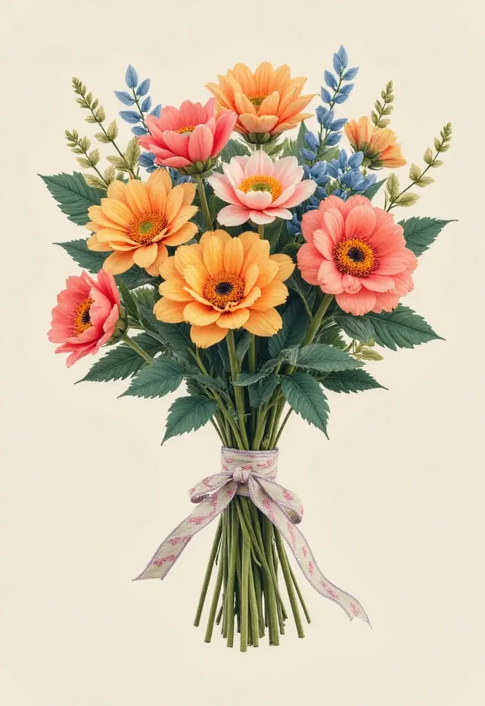 27 Ribbon Bouquet Ideas That Look Beautiful - 25. Twisted and Braided Ribbons