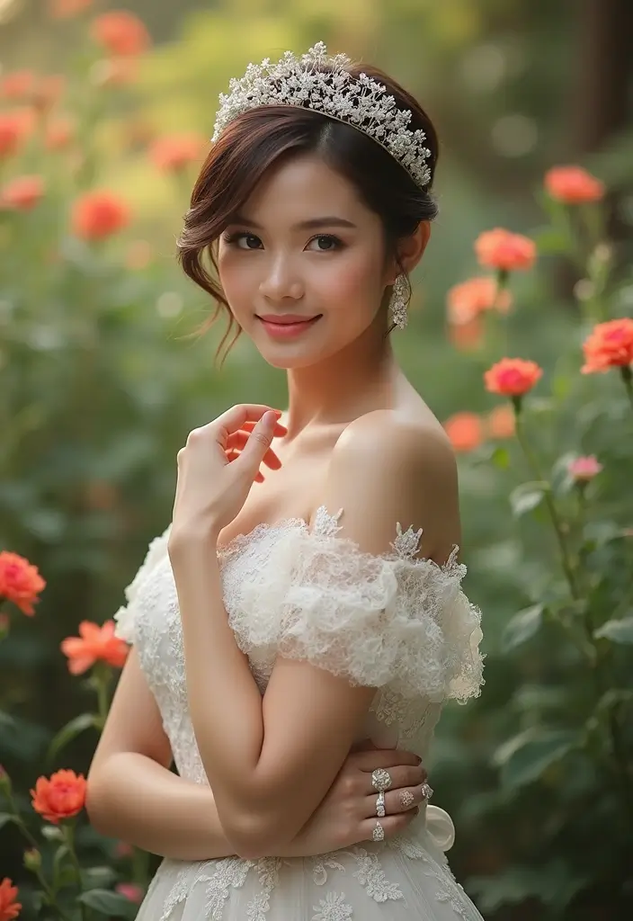 27 Short Hair Wedding Ideas That Look Stunning - 7. Short Hair with a Vintage Headband