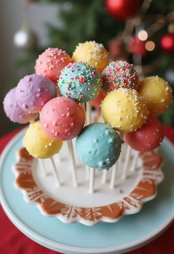 27 Simple Wedding Cake Ideas That Still Impress Guests - 13. Cake Pops and Bites