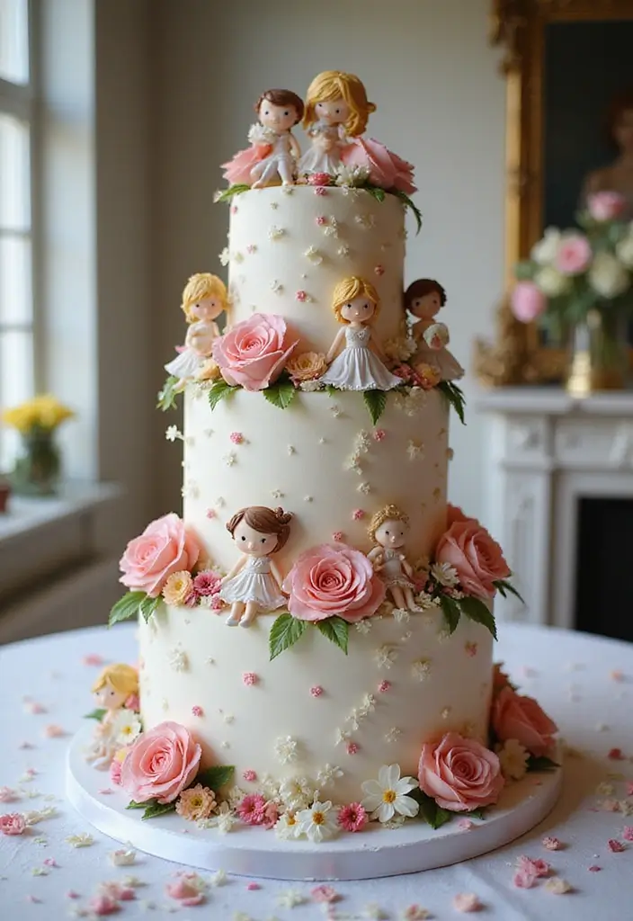 27 Simple Wedding Cake Ideas That Still Impress Guests - 18. Whimsical Fairy Tale Cakes