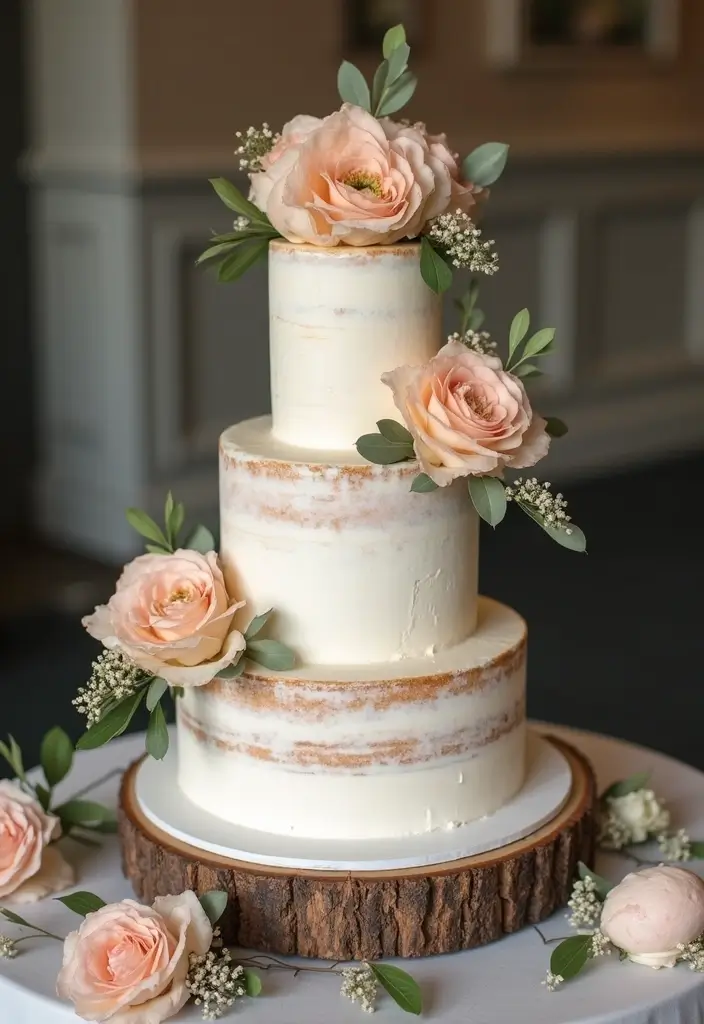 27 Simple Wedding Cake Ideas That Still Impress Guests - 5. Multi-Tiered Delight