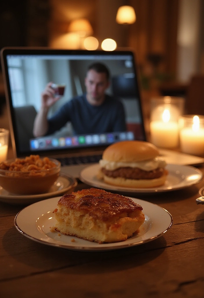 27 Thoughtful 30th Anniversary Ideas for Long-Distance Couples - 23. Share a Dessert Over Video Call