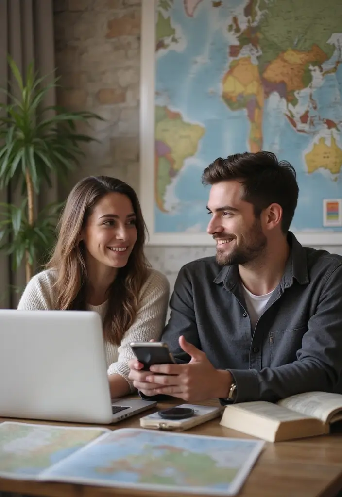 27 Thoughtful 30th Anniversary Ideas for Long-Distance Couples - 24. Plan a Future Trip Together