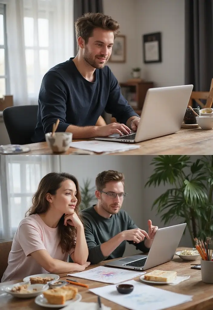 27 Thoughtful 30th Anniversary Ideas for Long-Distance Couples - 5. Online Class Together