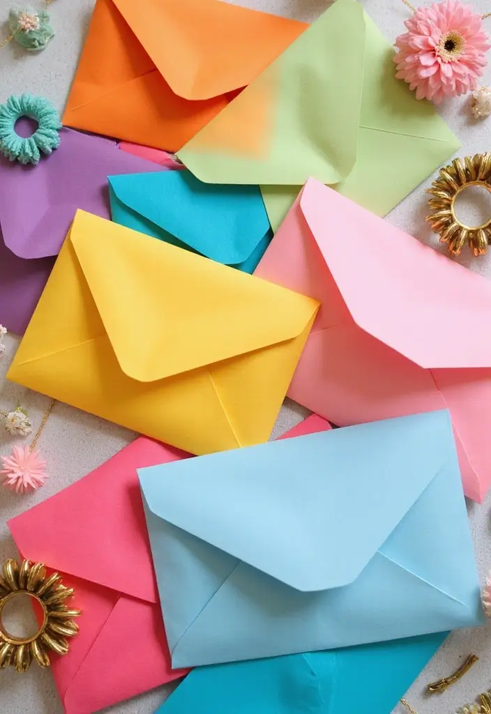 27 Wedding Invitation Envelope Ideas That Impress - 14. Two-Toned Envelopes