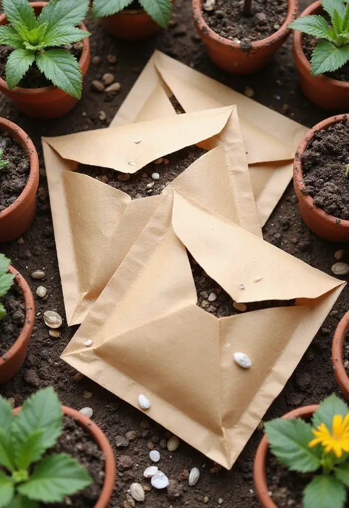 27 Wedding Invitation Envelope Ideas That Impress - 2. Seed Paper Envelopes