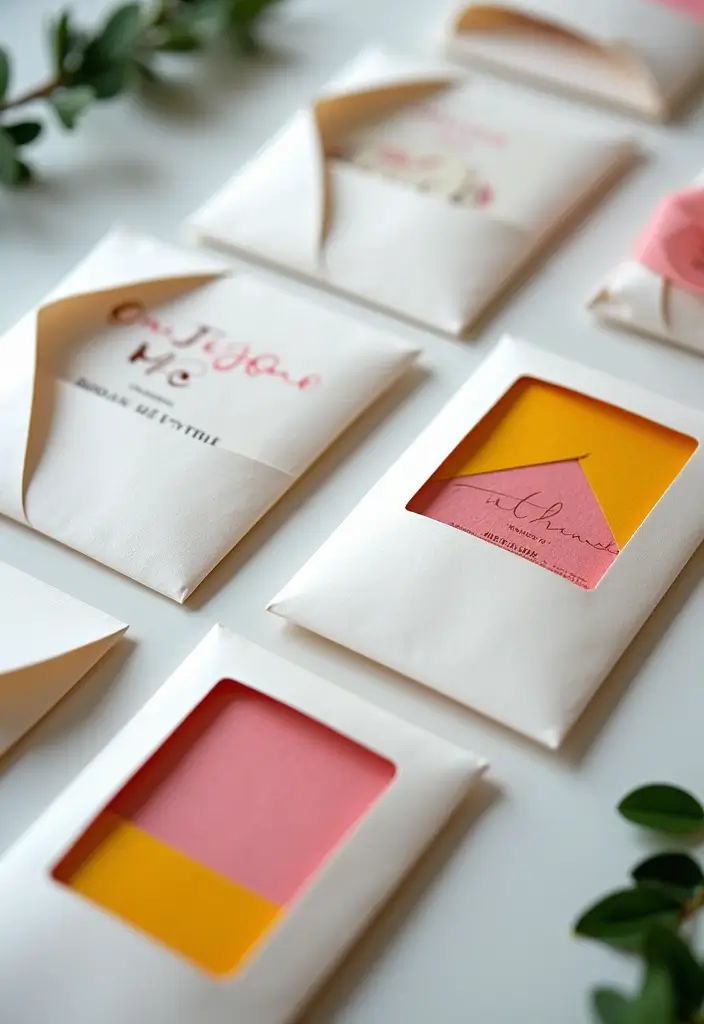 27 Wedding Invitation Envelope Ideas That Impress - 23. Clear Window Envelopes