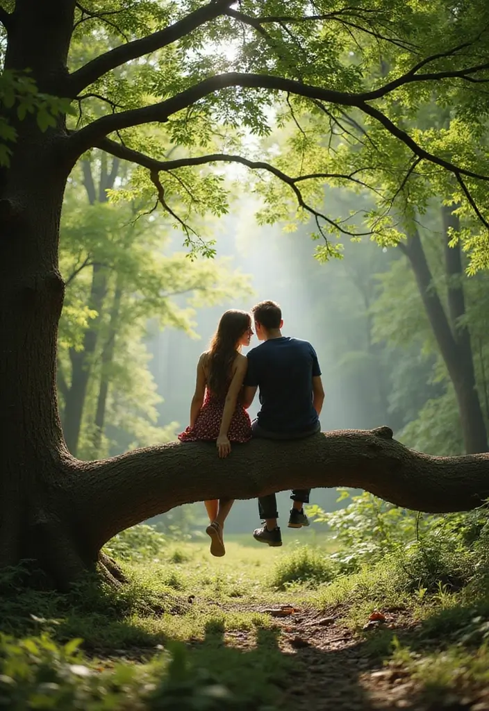 27 Wedding Pose Ideas That Look Natural and Timeless - 13. Nature-Inspired Poses