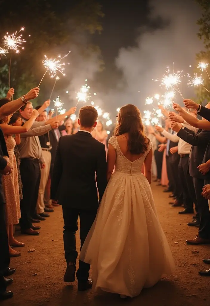 27 Wedding Pose Ideas That Look Natural and Timeless - 19. The Send-Off