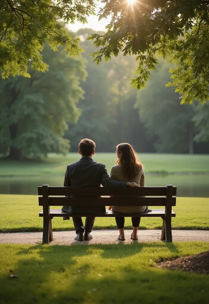 27 Wedding Pose Ideas That Look Natural and Timeless - 20. Reflective Moments