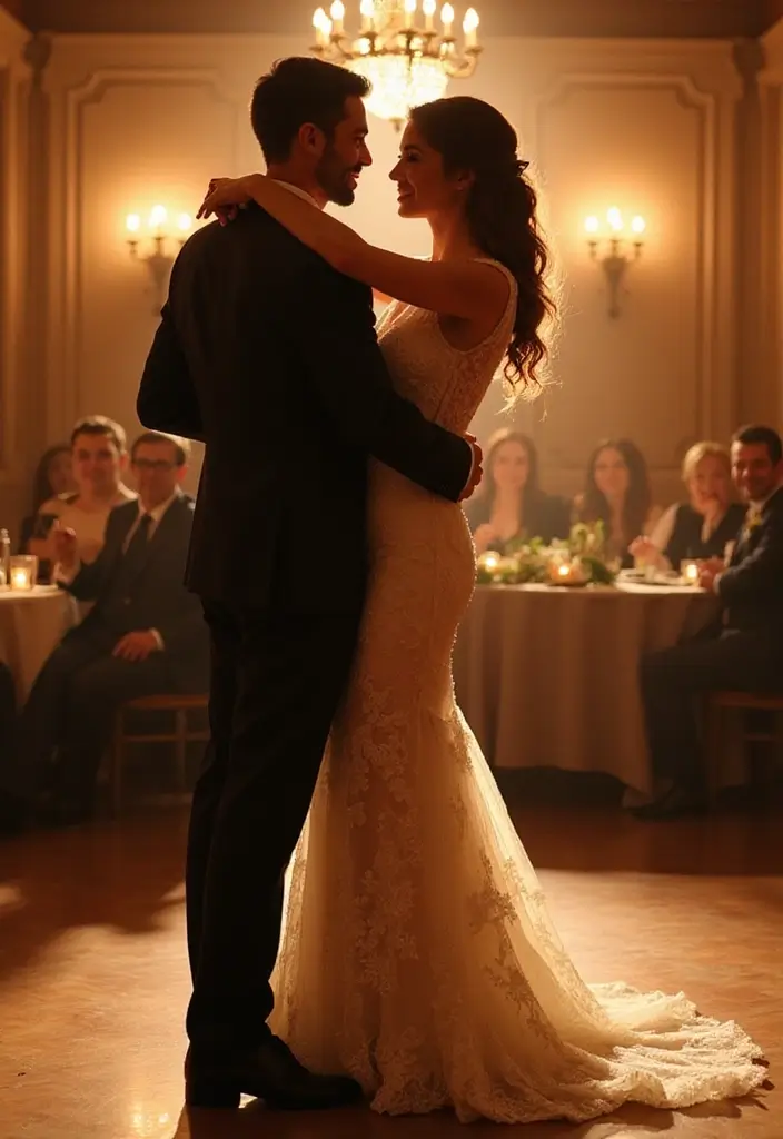 27 Wedding Pose Ideas That Look Natural and Timeless - 6. The Classic Dip