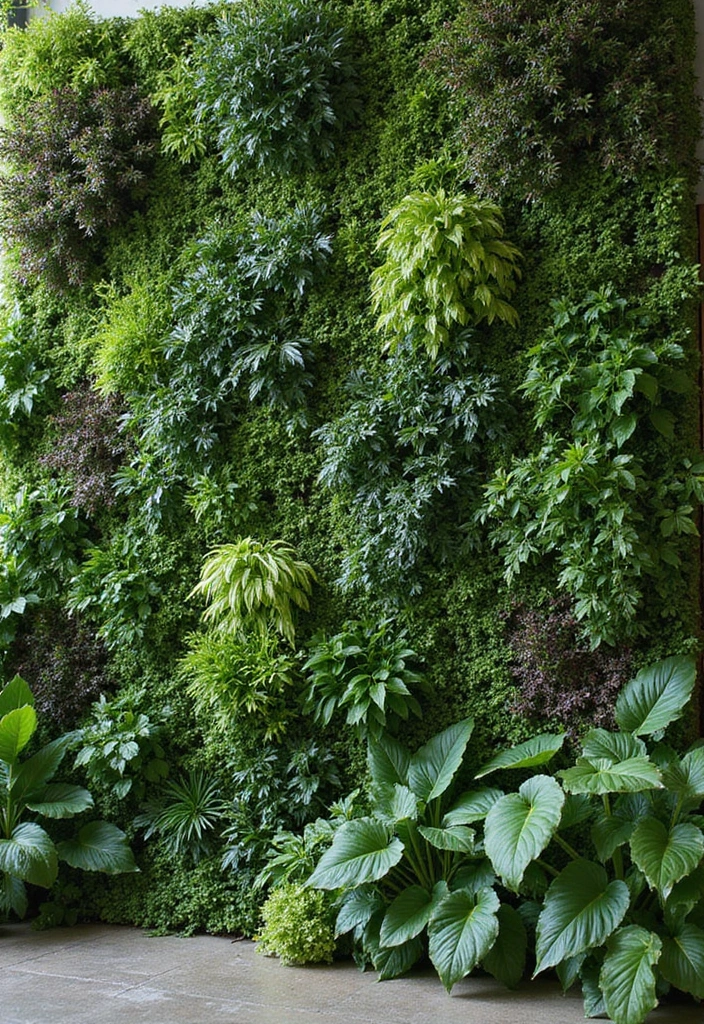 27 Wedding Stage Decoration Ideas That Wow Guests - 1. Living Green Walls
