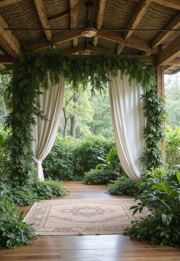 27 Wedding Stage Decoration Ideas That Wow Guests - 10. Biophilic Design