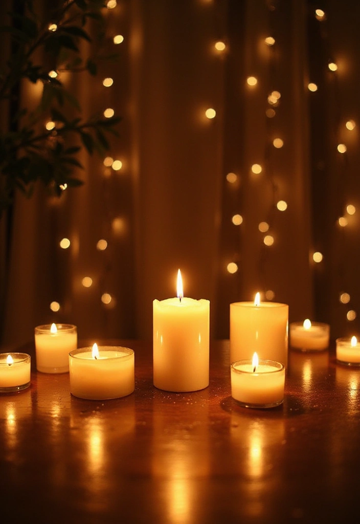 27 Wedding Stage Decoration Ideas That Wow Guests - 11. Candlelit Decor