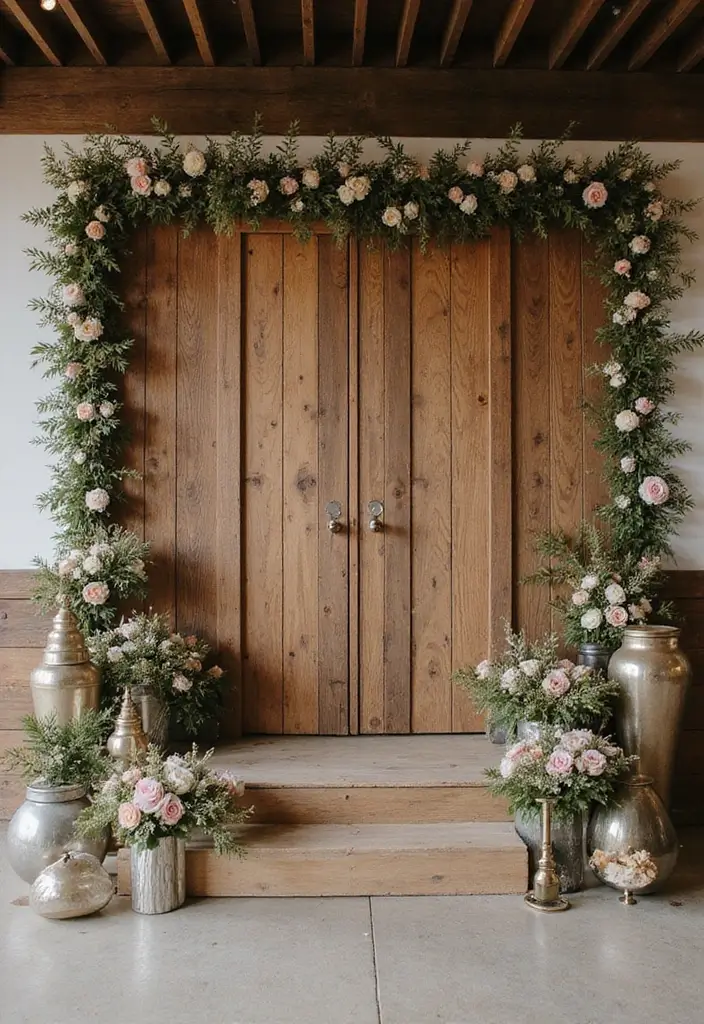 27 Wedding Stage Decoration Ideas That Wow Guests - 23. Combining Different Styles