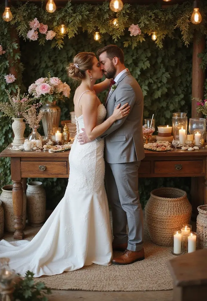 27 Wedding Stage Decoration Ideas That Wow Guests - 24. Personal Touches