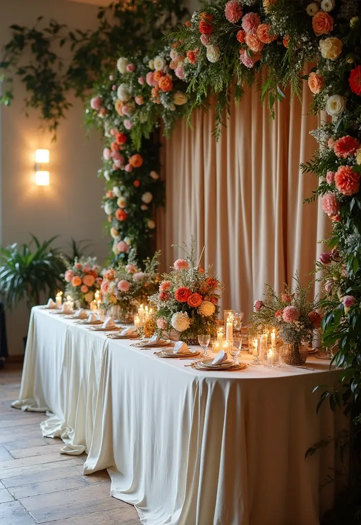 27 Wedding Stage Decoration Ideas That Wow Guests - 26. Interactive Stations