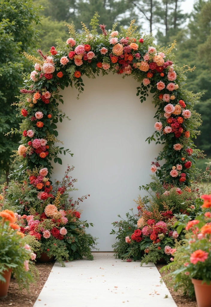 27 Wedding Stage Decoration Ideas That Wow Guests - 4. Floral Arrangements with Local Blooms