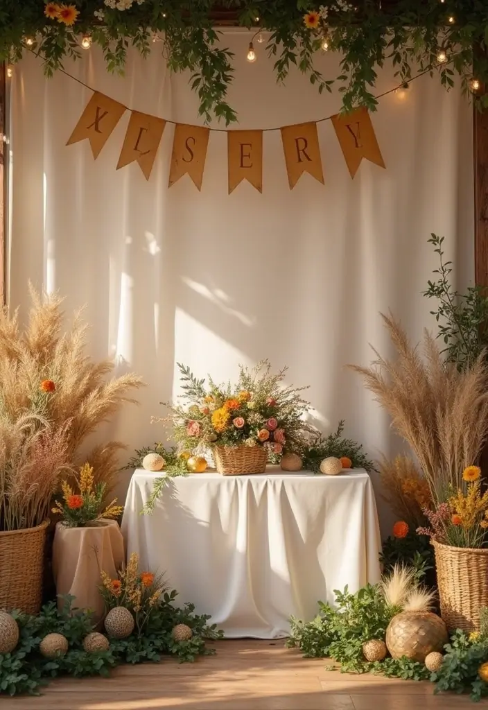 27 Wedding Stage Decoration Ideas That Wow Guests - 8. Handmade Decor