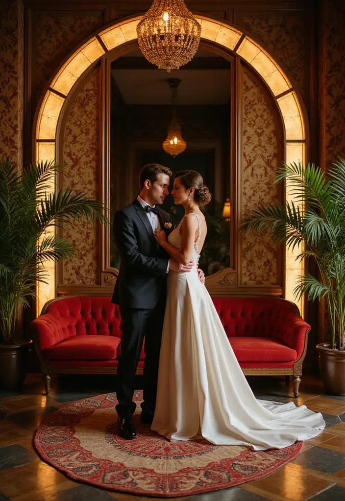 27 Wedding Theme Ideas That Match Every Couple’s Style - 16. Art Deco Glamour