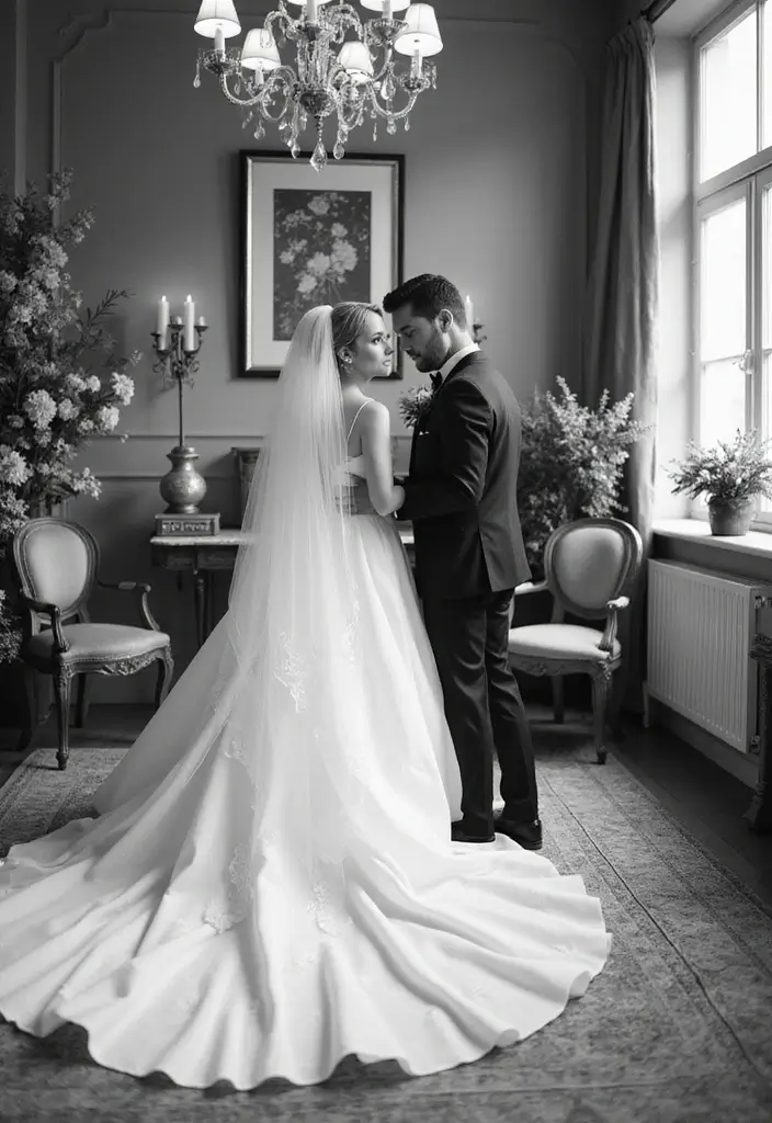 27 Wedding Theme Ideas That Match Every Couple’s Style - 25. Timeless Black and White